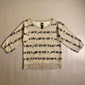 Y2k Stüssy "Cassette Tape" all-over print sweatshirt