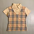 Vintage Burberry layered-look polo shirt