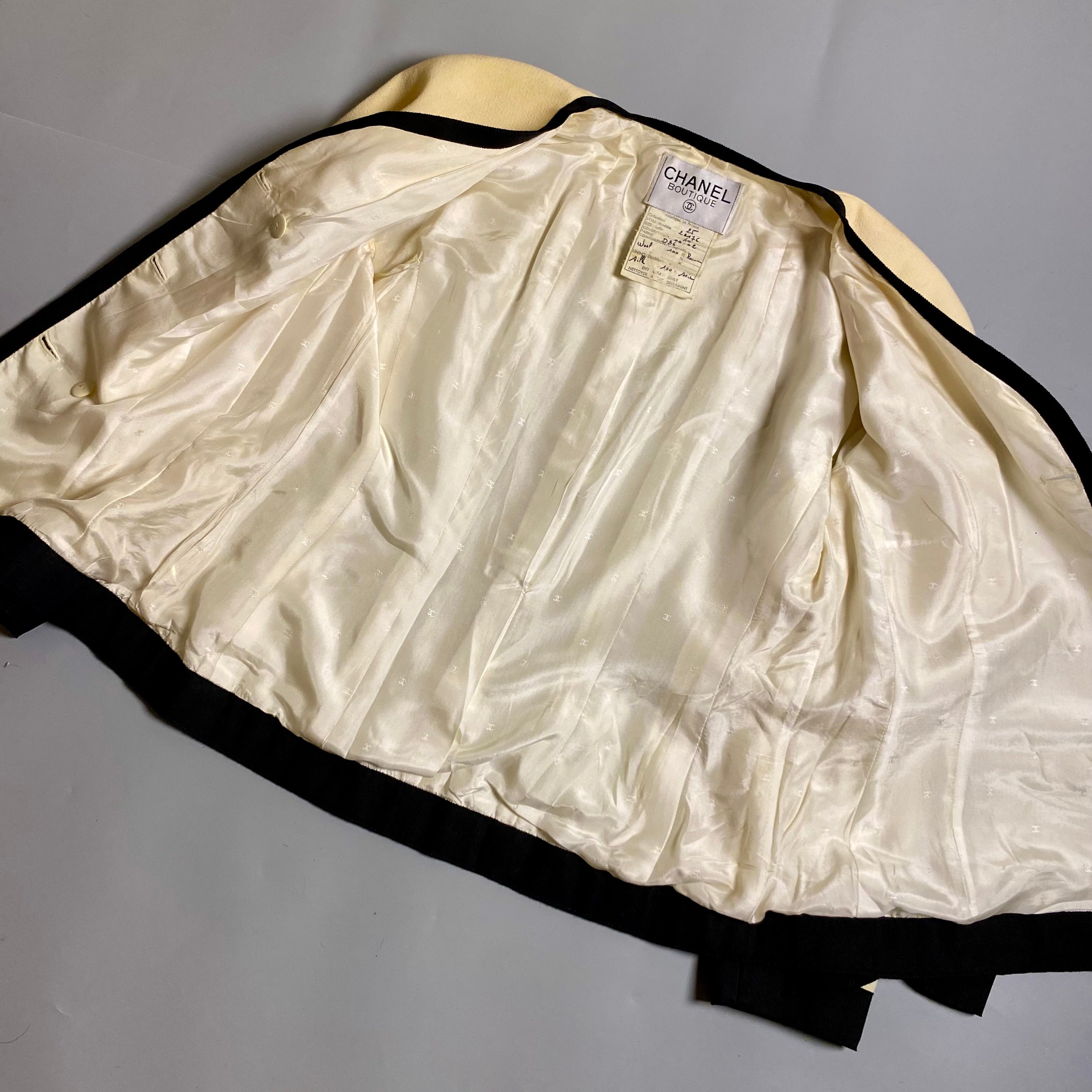 Chanel 1980s Wool Crepe Jacket