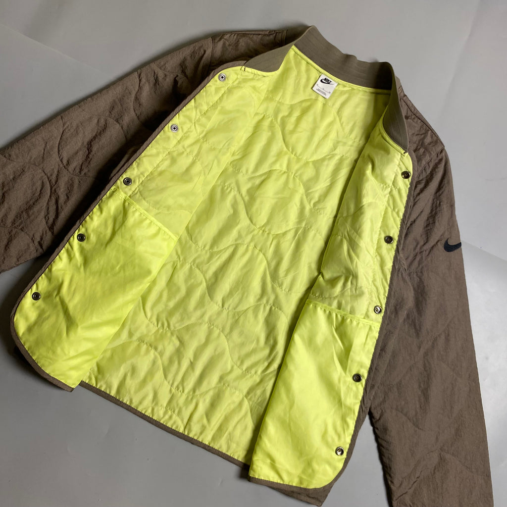 Nike NSW Swoosh Brown Men's Diamond Pattern Jacket