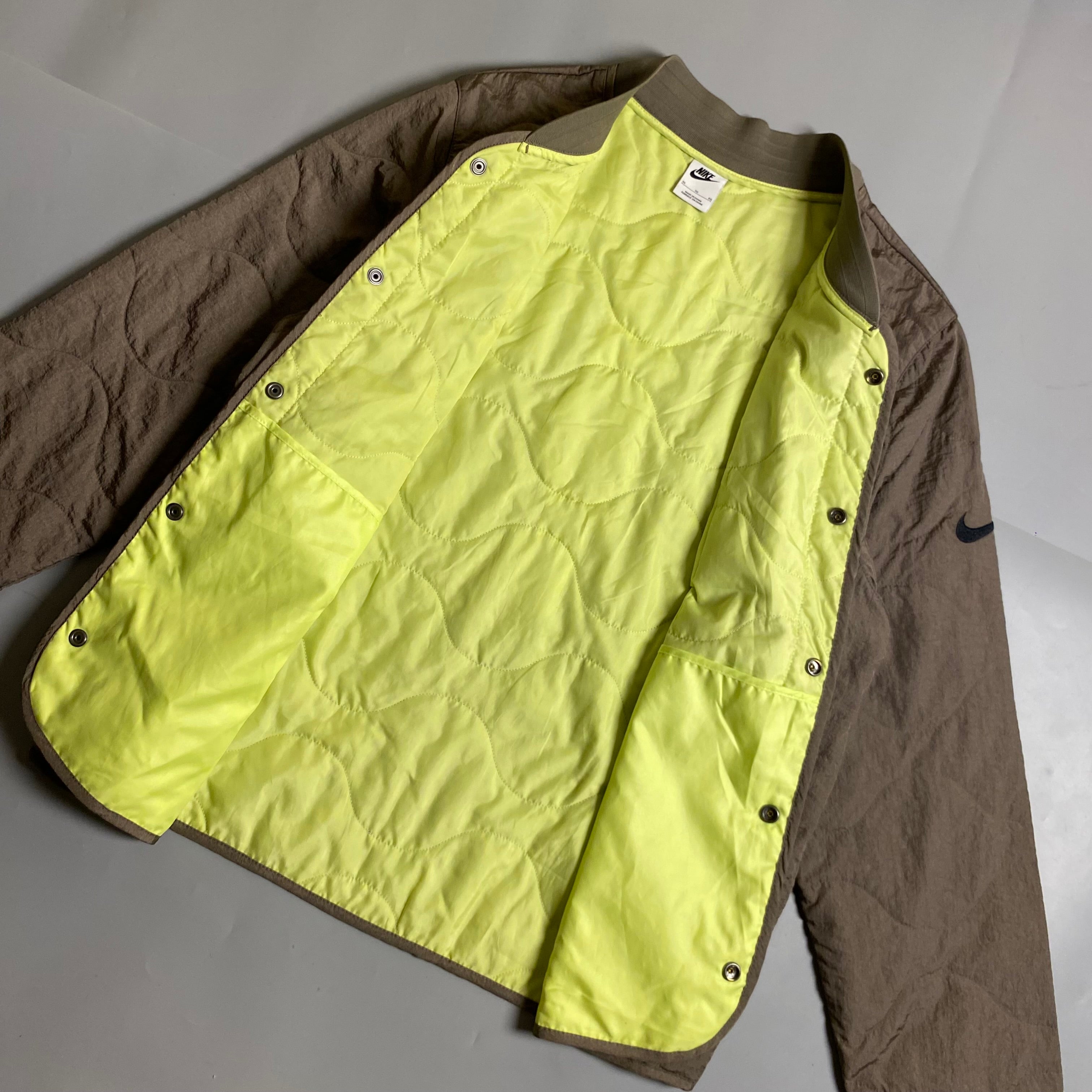Nike NSW Swoosh Brown Men's Diamond Pattern Jacket