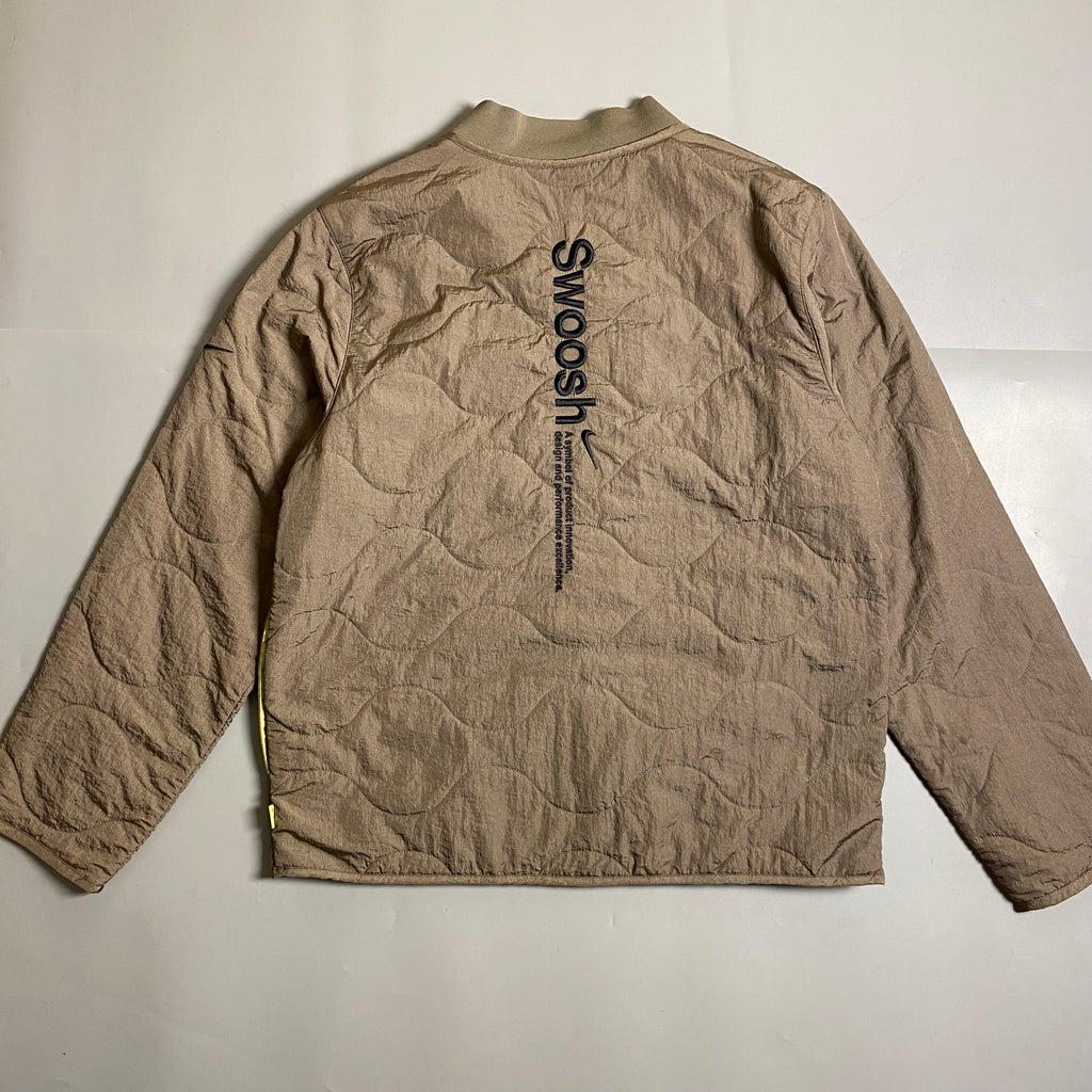 Nike NSW Swoosh Brown Men's Diamond Pattern Jacket