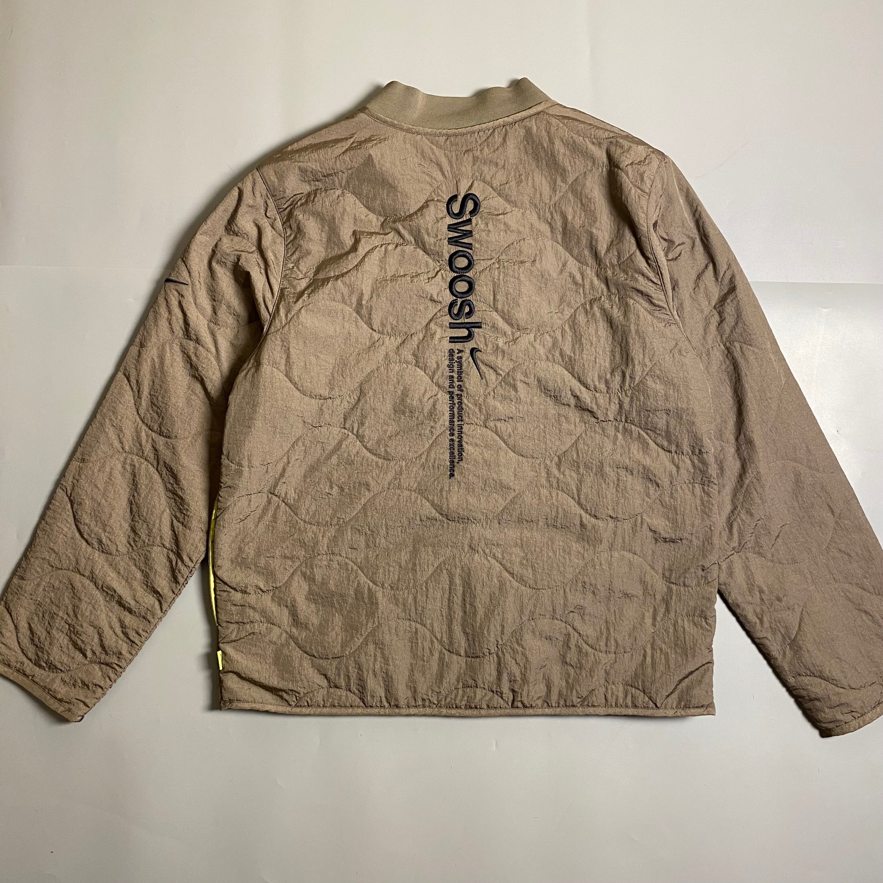 Nike NSW Swoosh Brown Men's Diamond Pattern Jacket