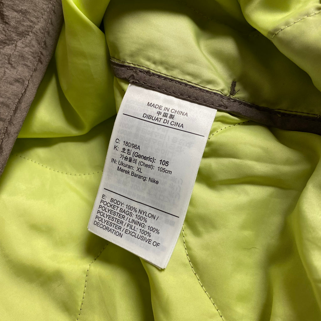 Nike NSW Swoosh Brown Men's Diamond Pattern Jacket