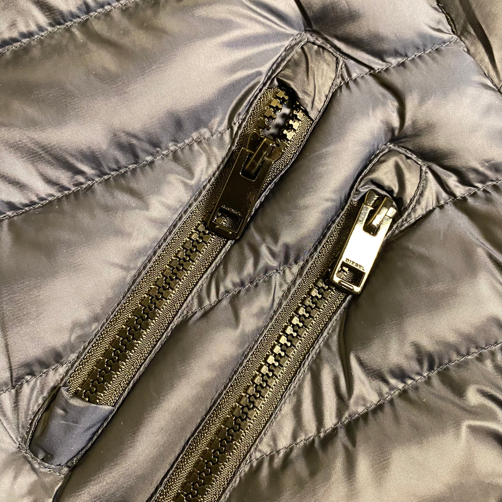 Diesel WDolmir Biker-Style Quilted Puffer Jacket