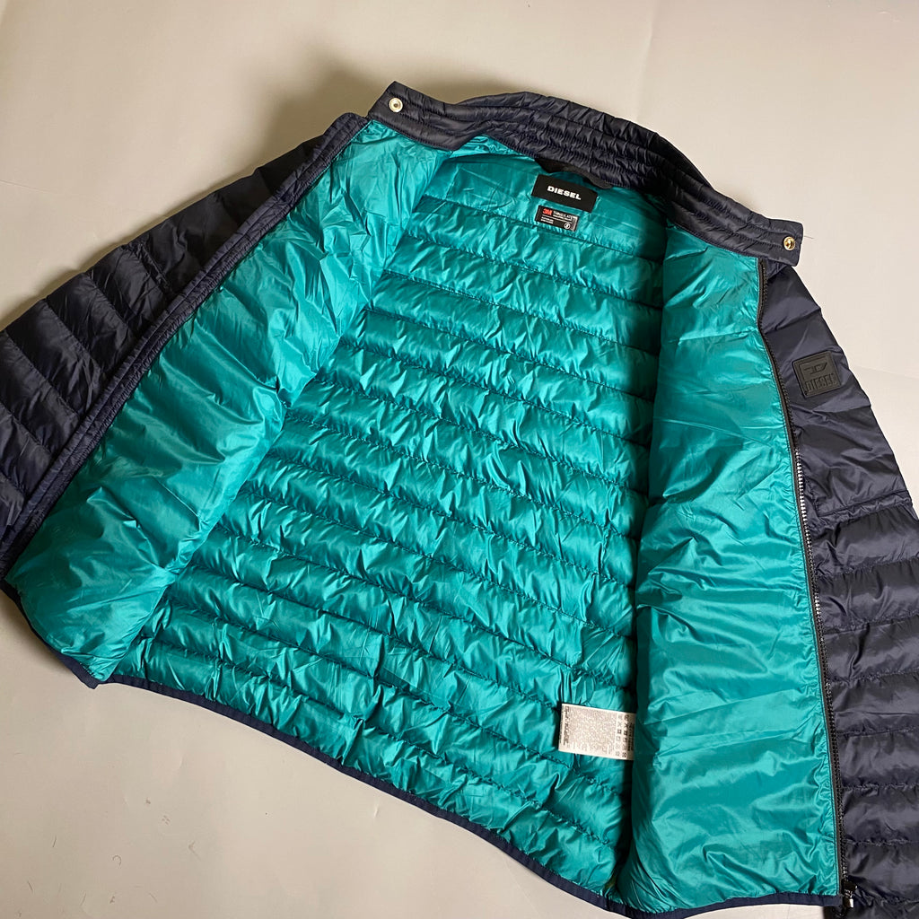 Diesel WDolmir Biker-Style Quilted Puffer Jacket