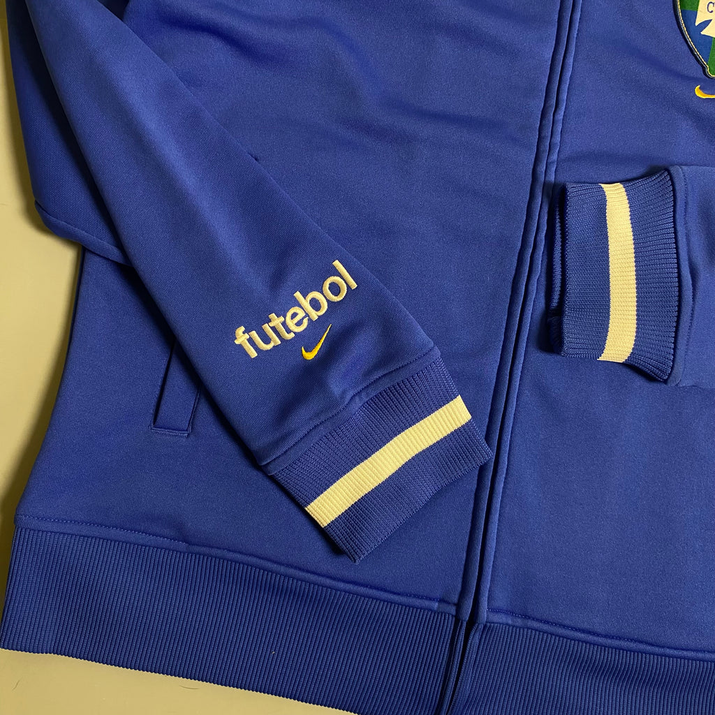 Y2K Nike x Brasil Swoosh Blue Track Jacket