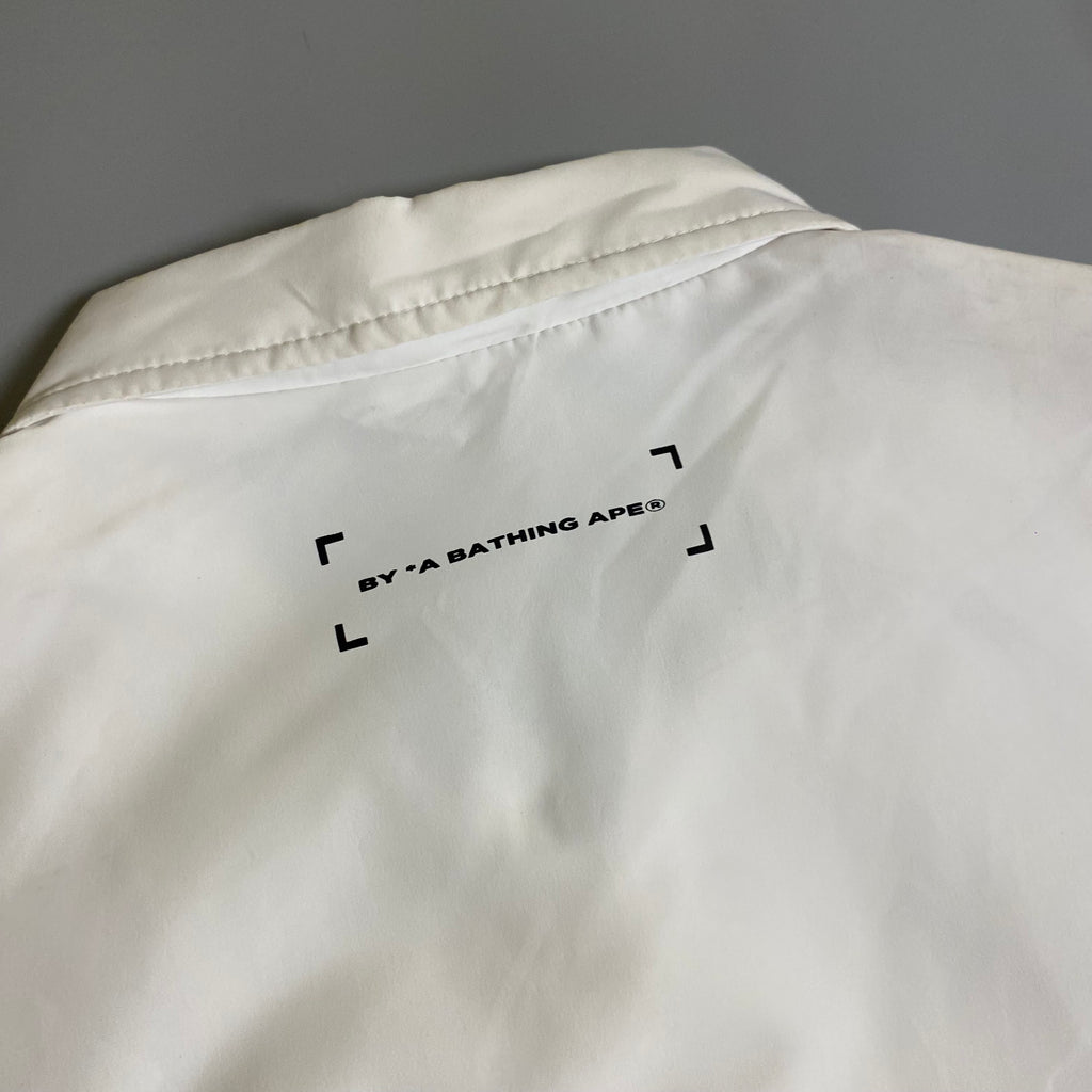 AAPE by A Bathing Ape Lightweight Coach Jacket in white