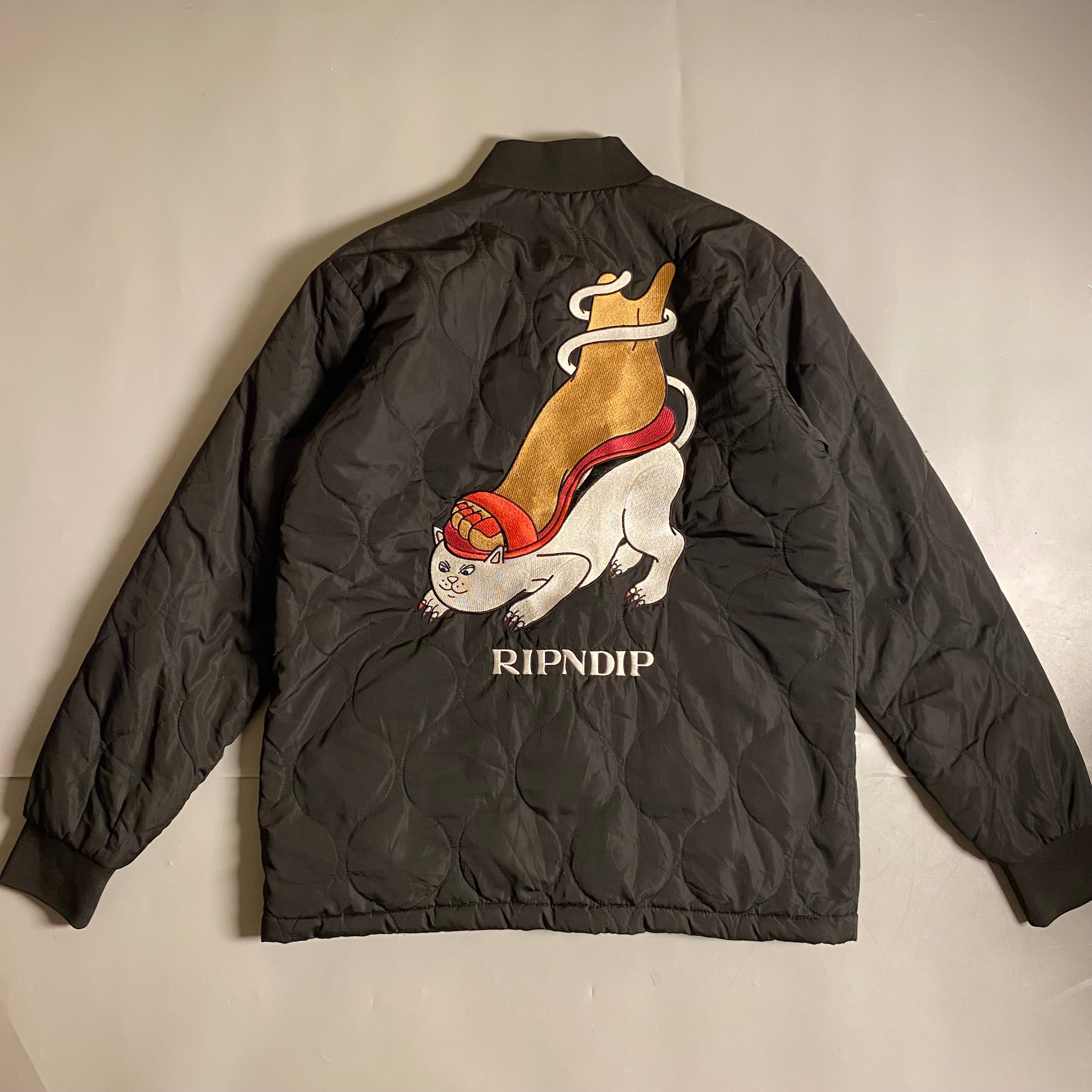 Ripndip Nermboutins Quilted Bomber Jacket – Streetguru.thrift