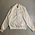 Adidas x Pharrell Williams White Satin bomber track jacket