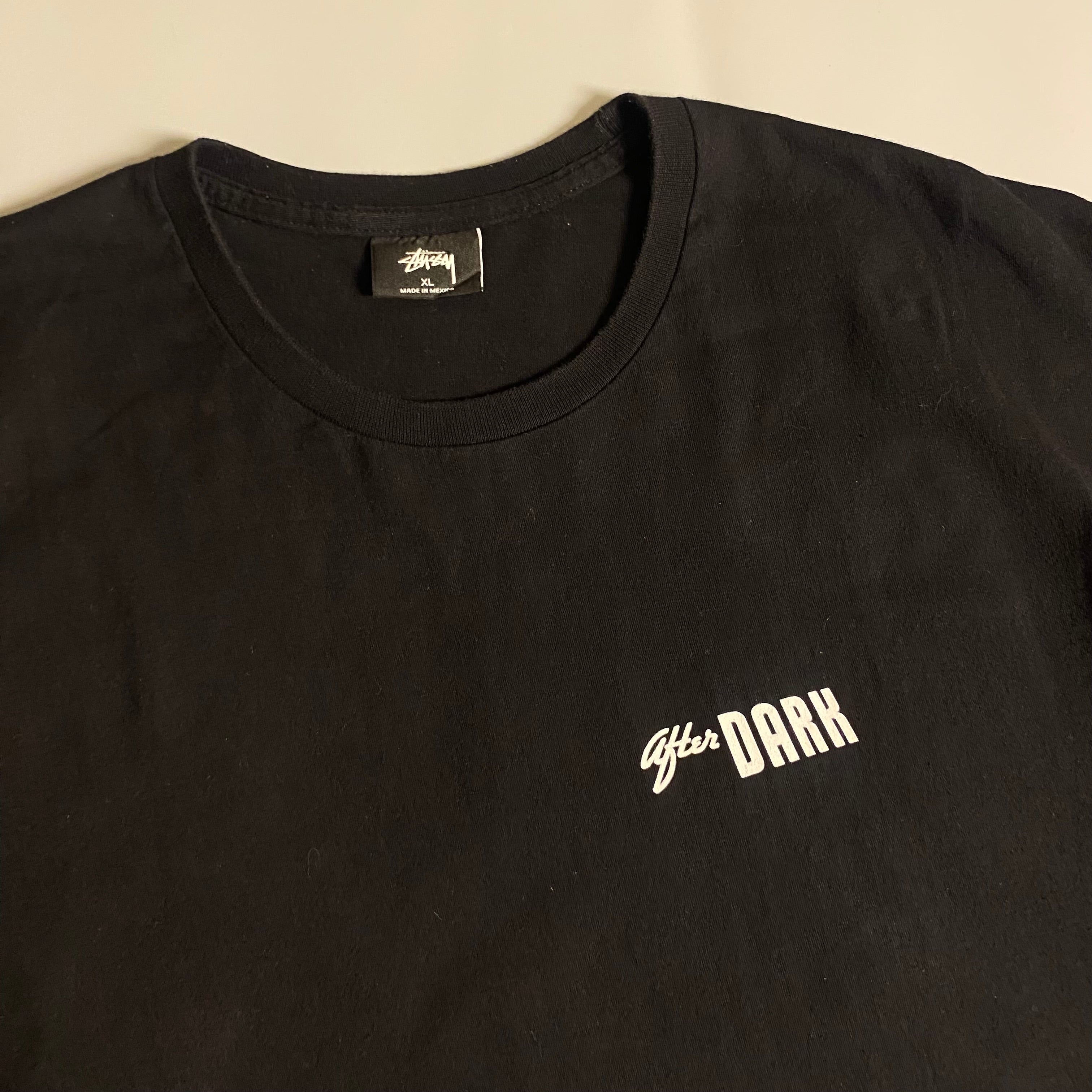 Stüssy "After Dark" graphic t-shirt