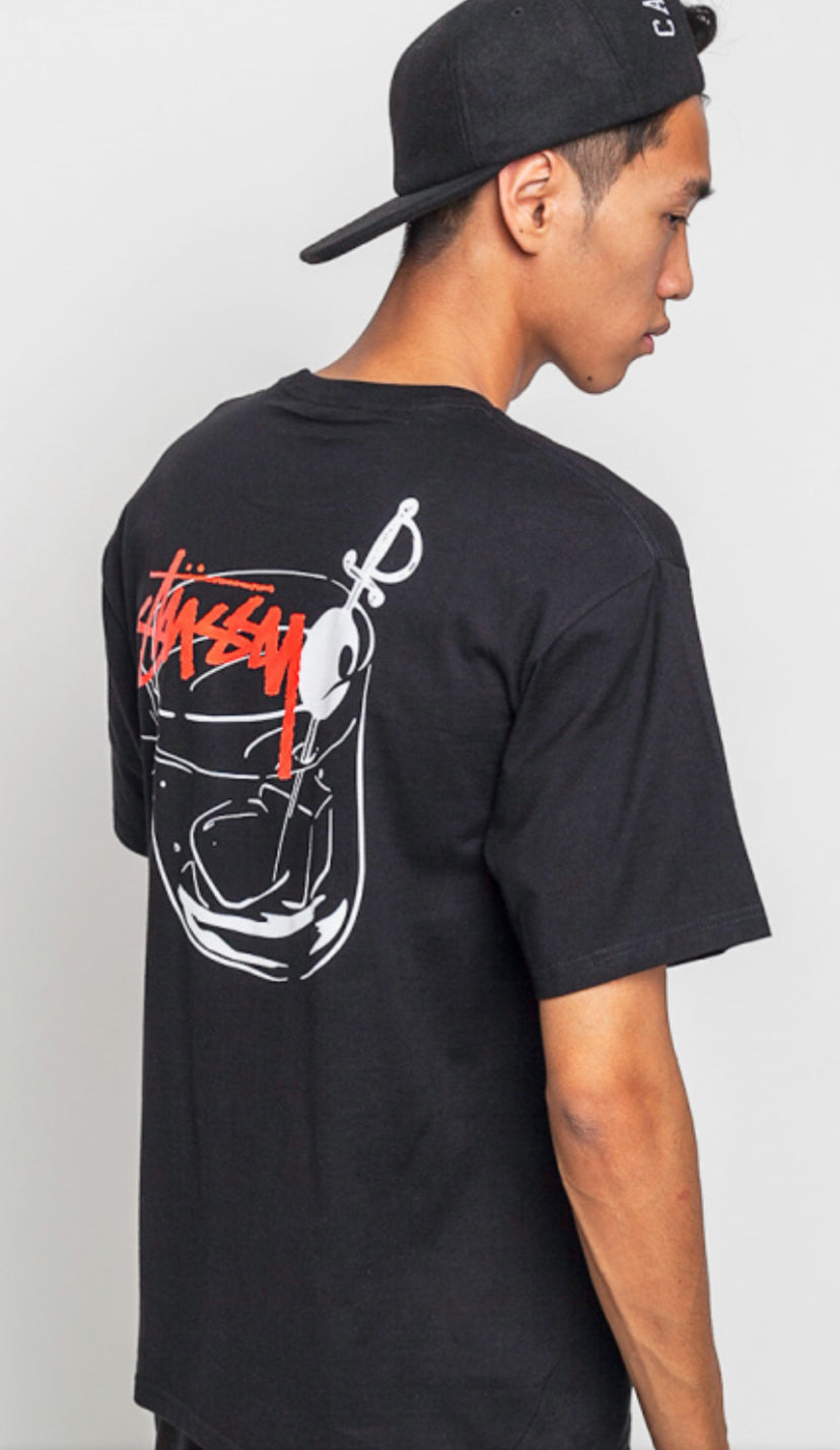 Stüssy "After Dark" graphic t-shirt