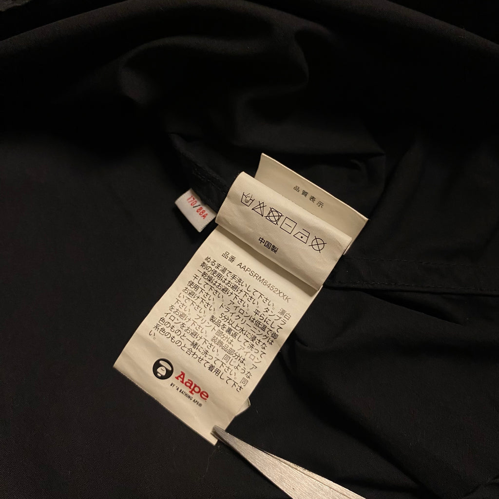 AAPE BY *A BATHING APE® logo-appliqué short-sleeve shirt