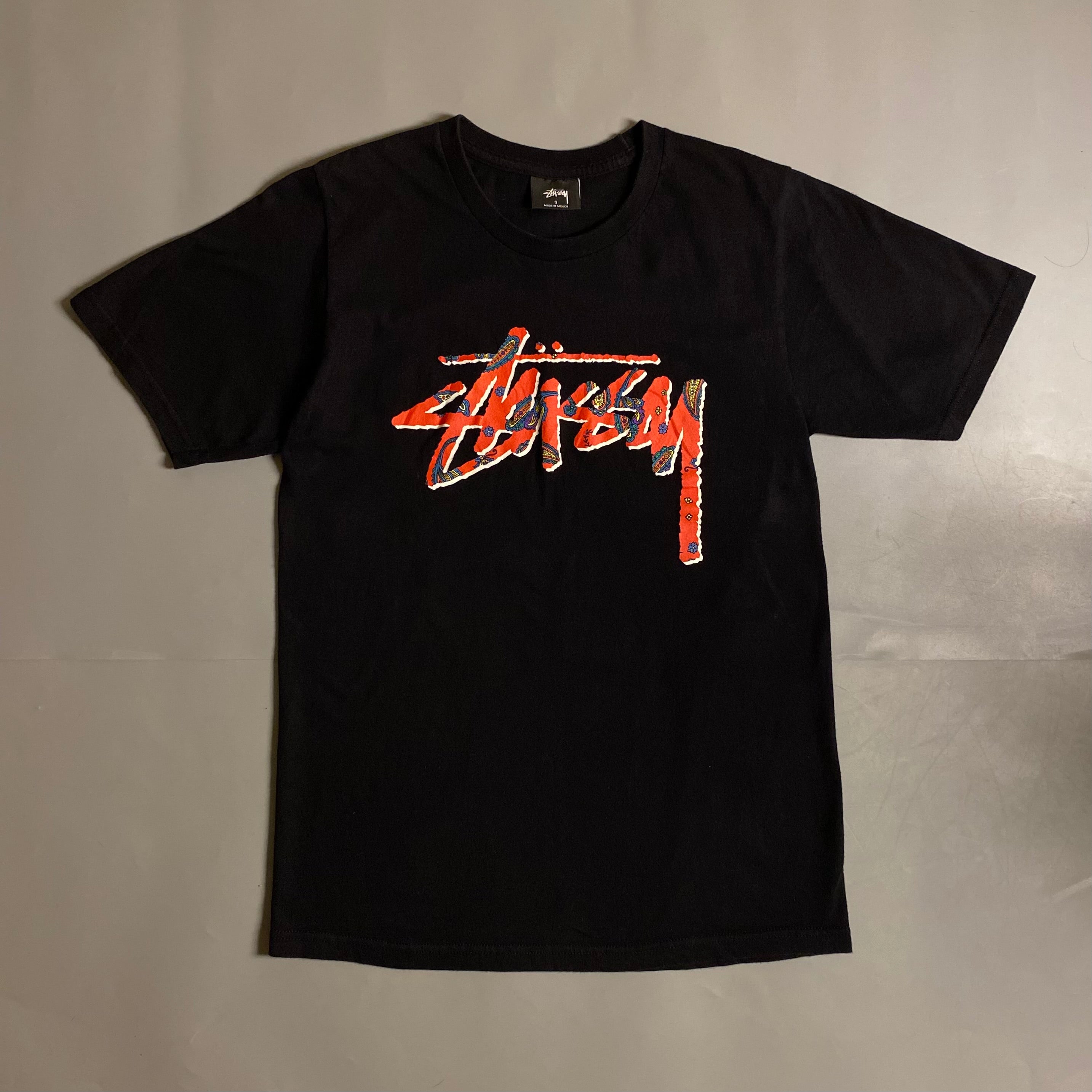 Stussy Paisley Stock Logo T-Shirt
