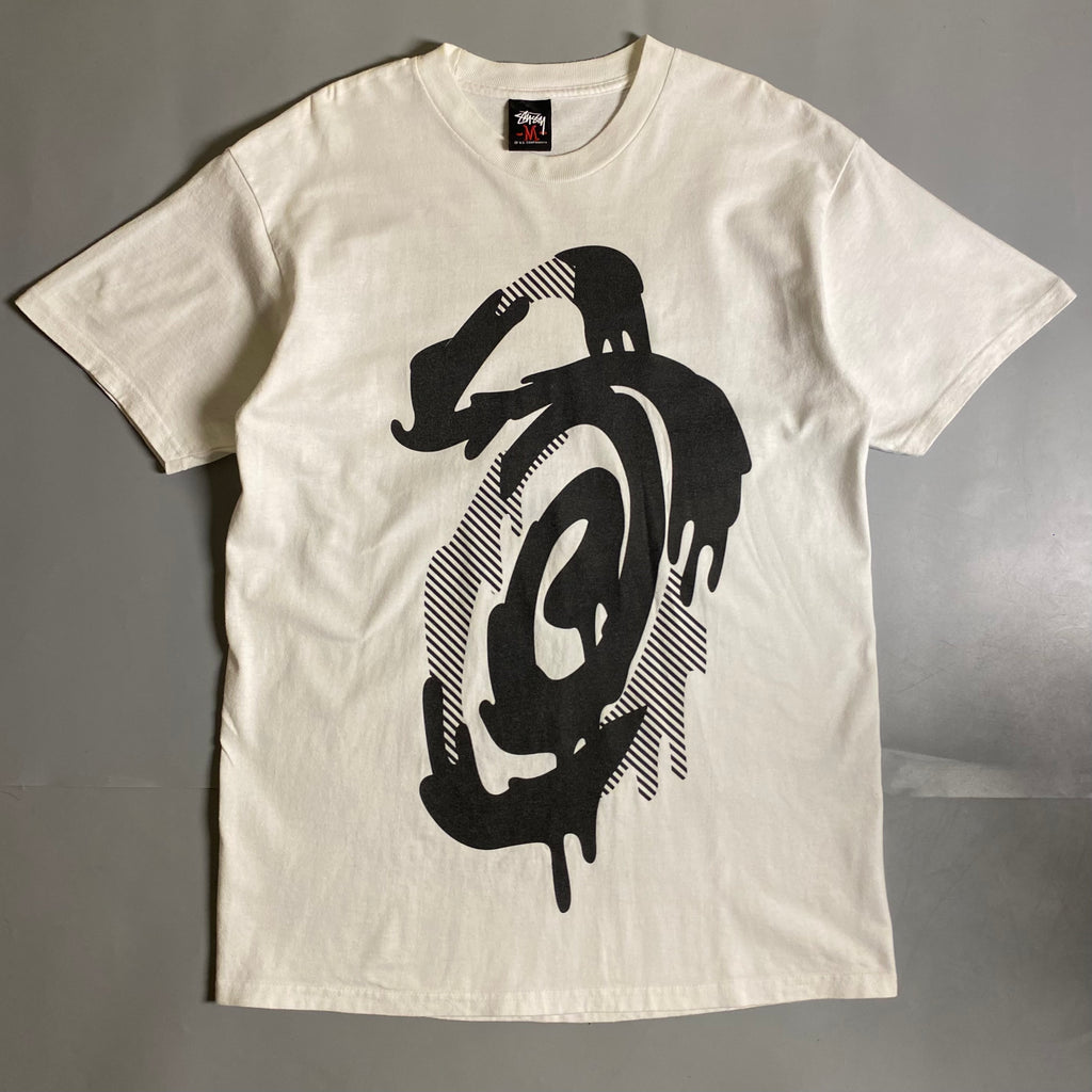 Vintage white Stussy "Radio Were Dope" T-shirt