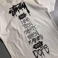 Vintage white Stussy "Radio Were Dope" T-shirt