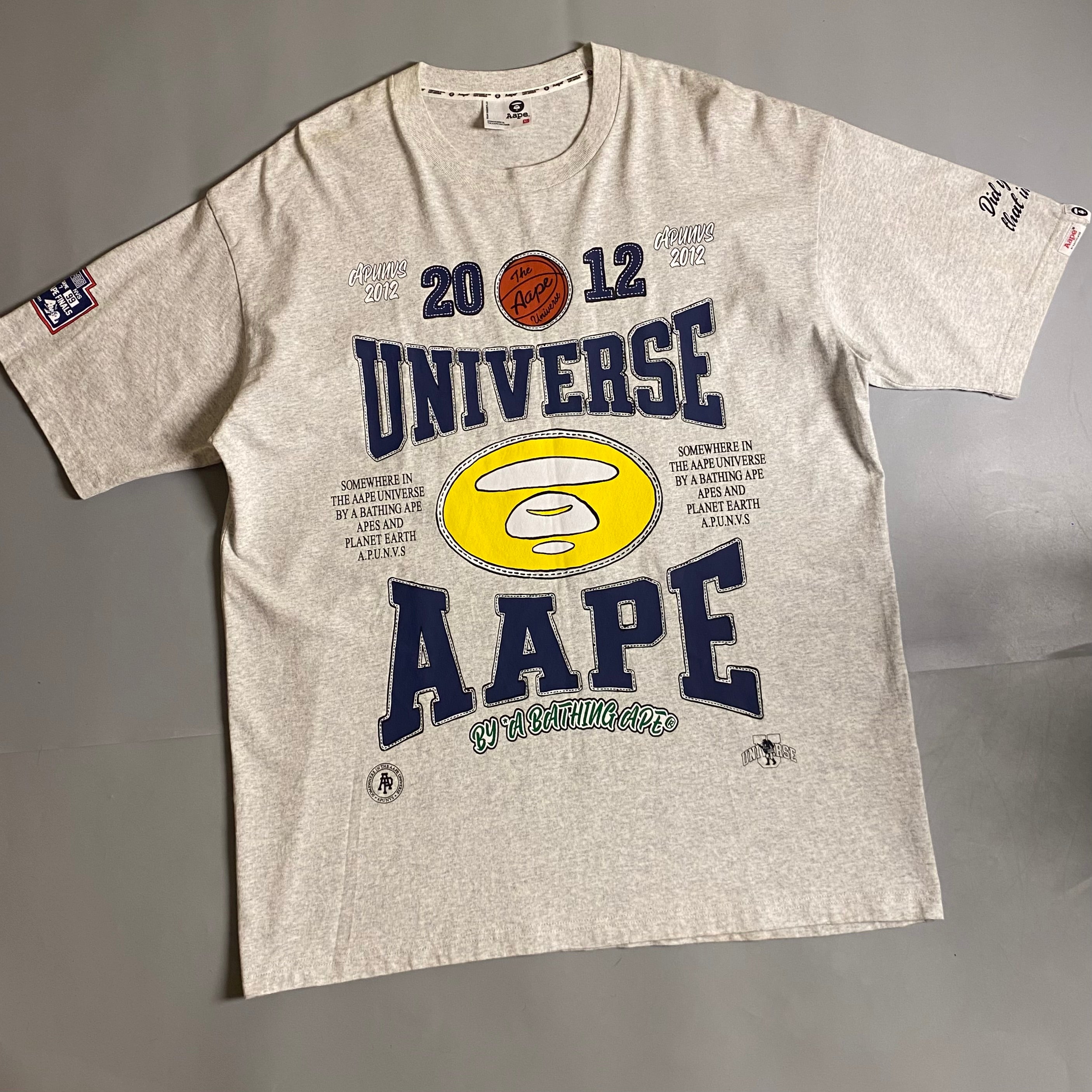 AAPE by A Bathing Ape Moonface Universe Printed Graphic T-Shirt