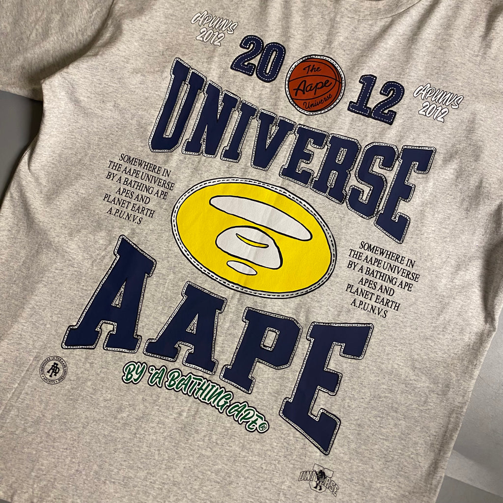 AAPE by A Bathing Ape Moonface Universe Printed Graphic T-Shirt