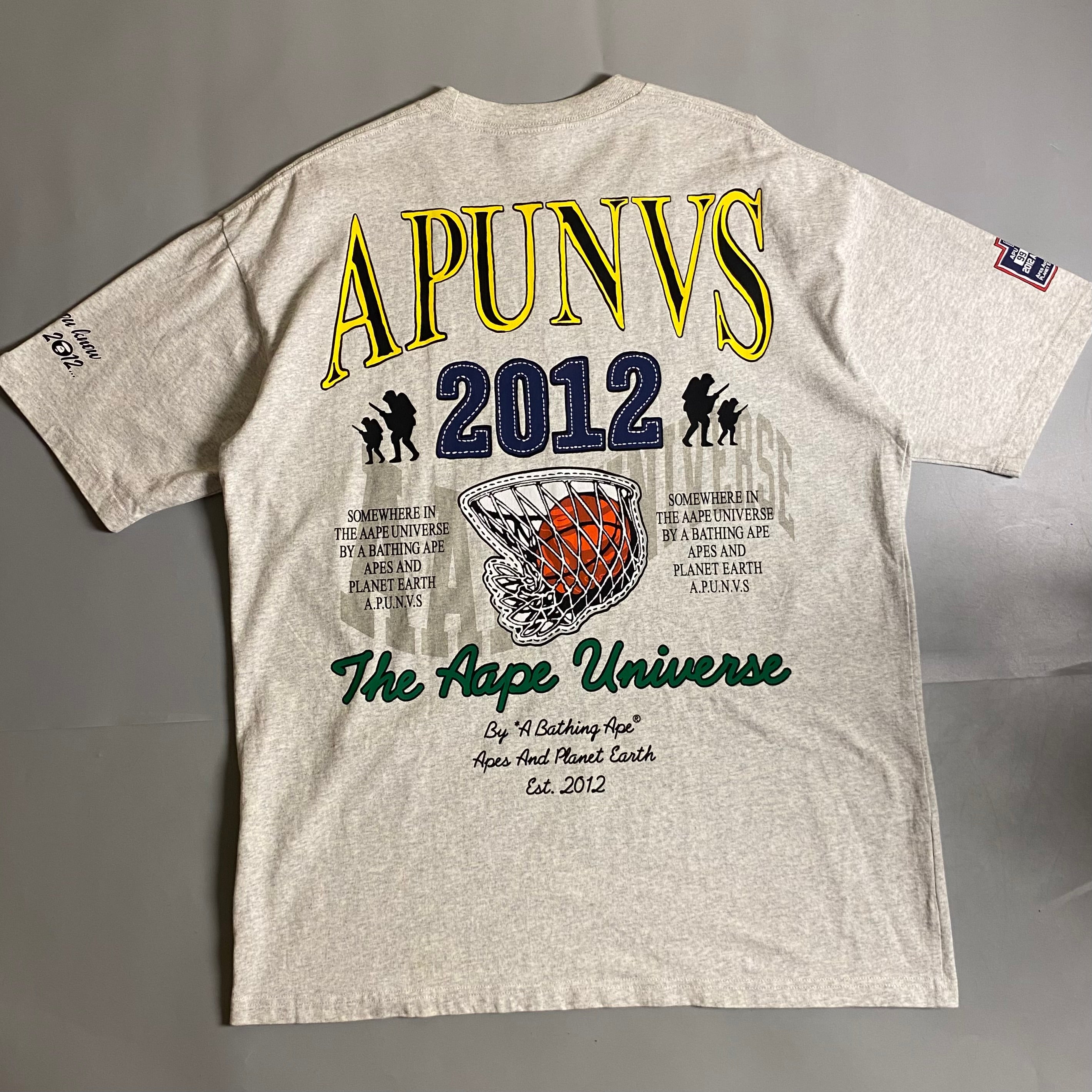 AAPE by A Bathing Ape Moonface Universe Printed Graphic T-Shirt