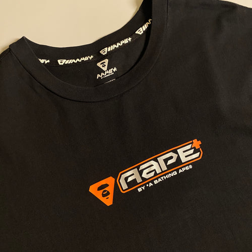 AAPE PLUS line by A Bathing Ape (AAPE) black graphic T-shirt