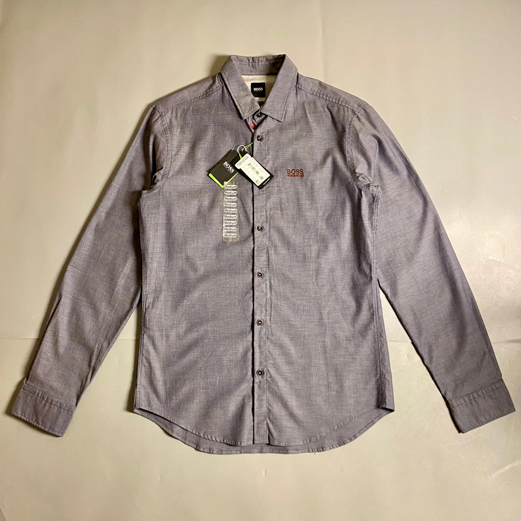 BOSS Hugoboss Menswear Biado Regular Fit Stretch Button Down Long Sleeve