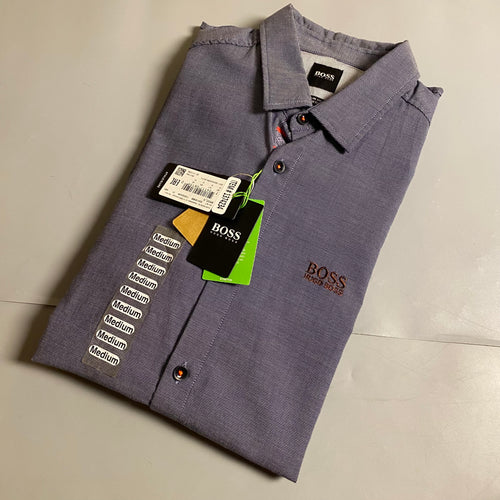 BOSS Hugoboss Menswear Biado Regular Fit Stretch Button Down Long Sleeve