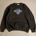 Vintage 1990s black Hard Rock Cafe Miami embroidered sweatshirt