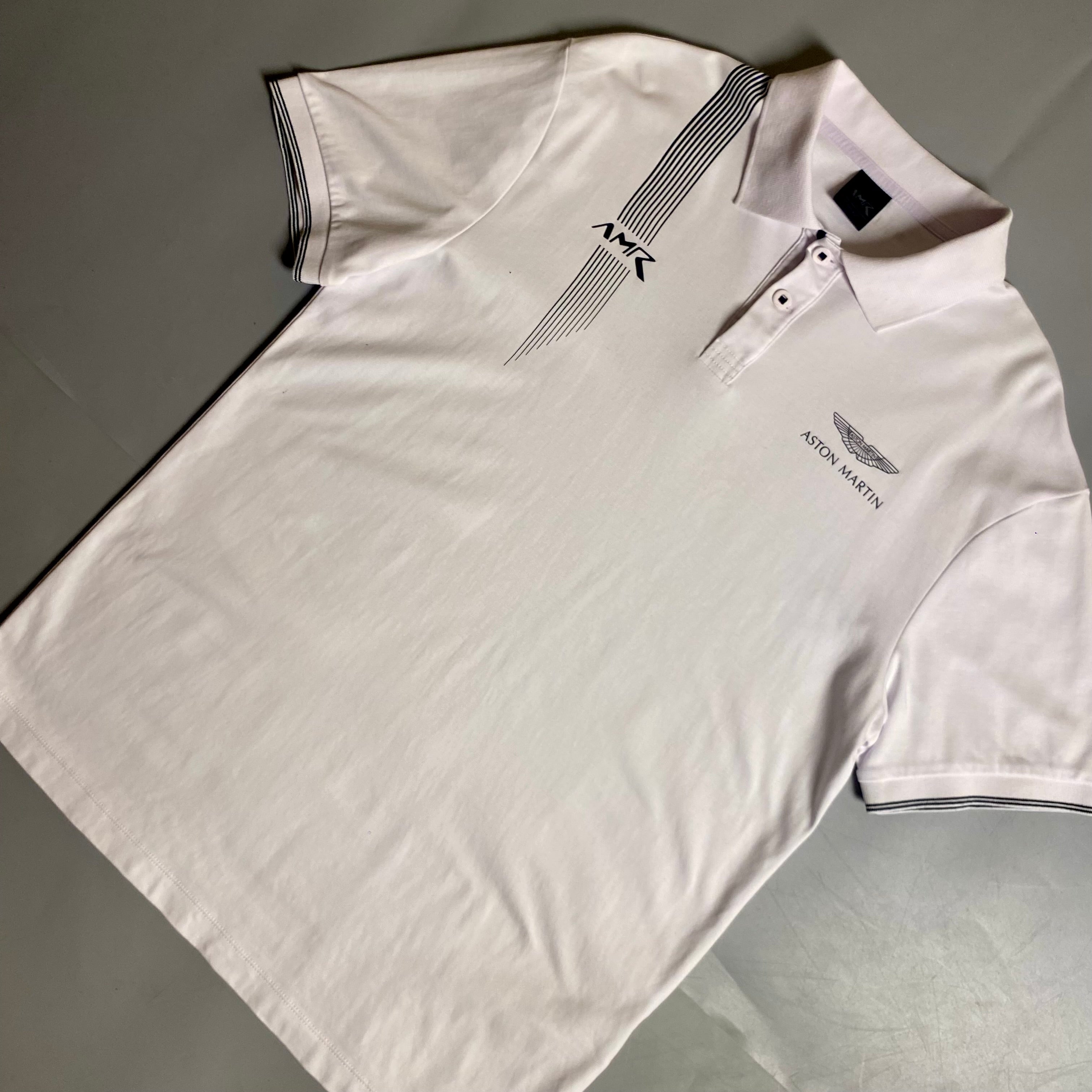 Hackett London x Aston Martin Racing (AMR) short-sleeve polo shirt