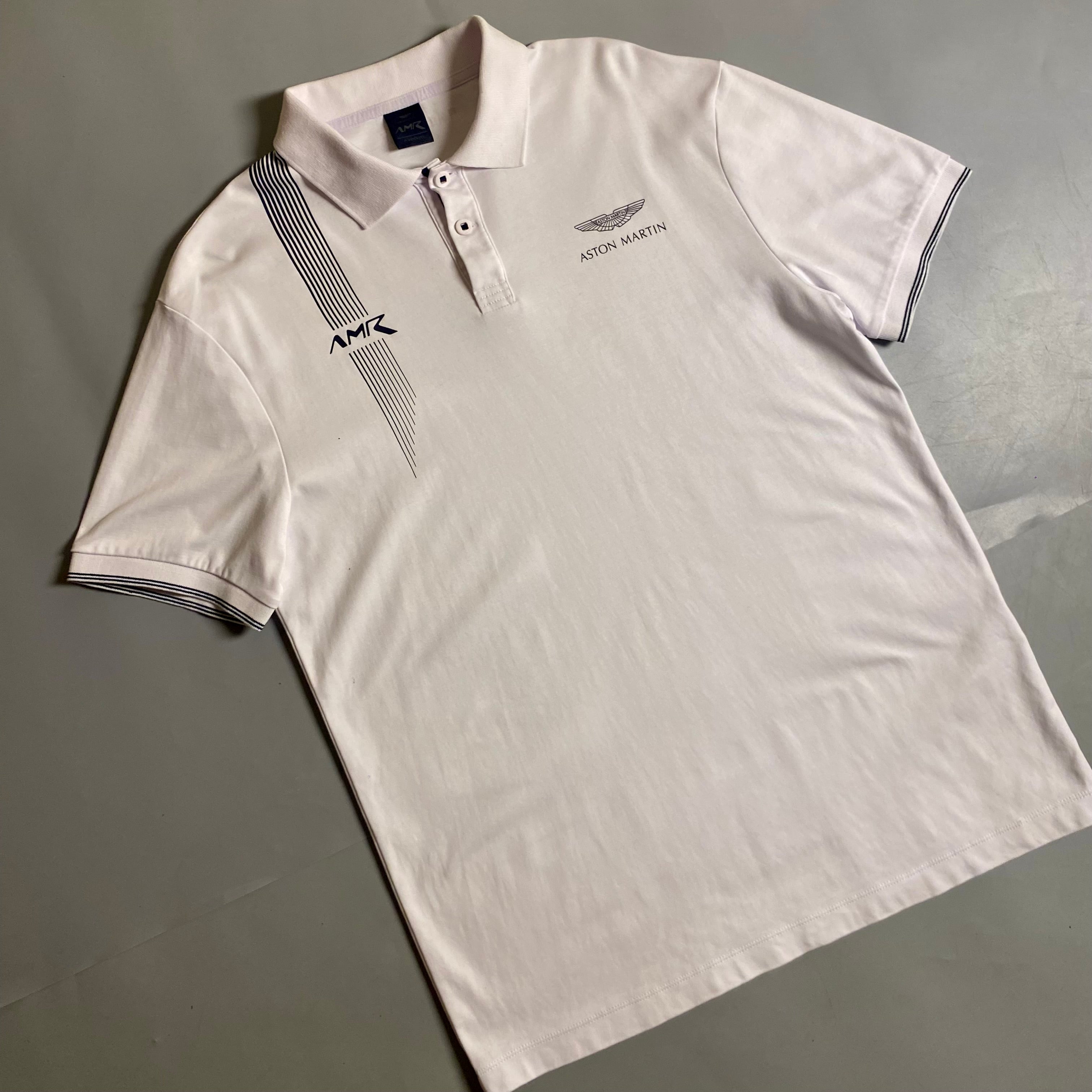 Hackett London x Aston Martin Racing (AMR) short-sleeve polo shirt