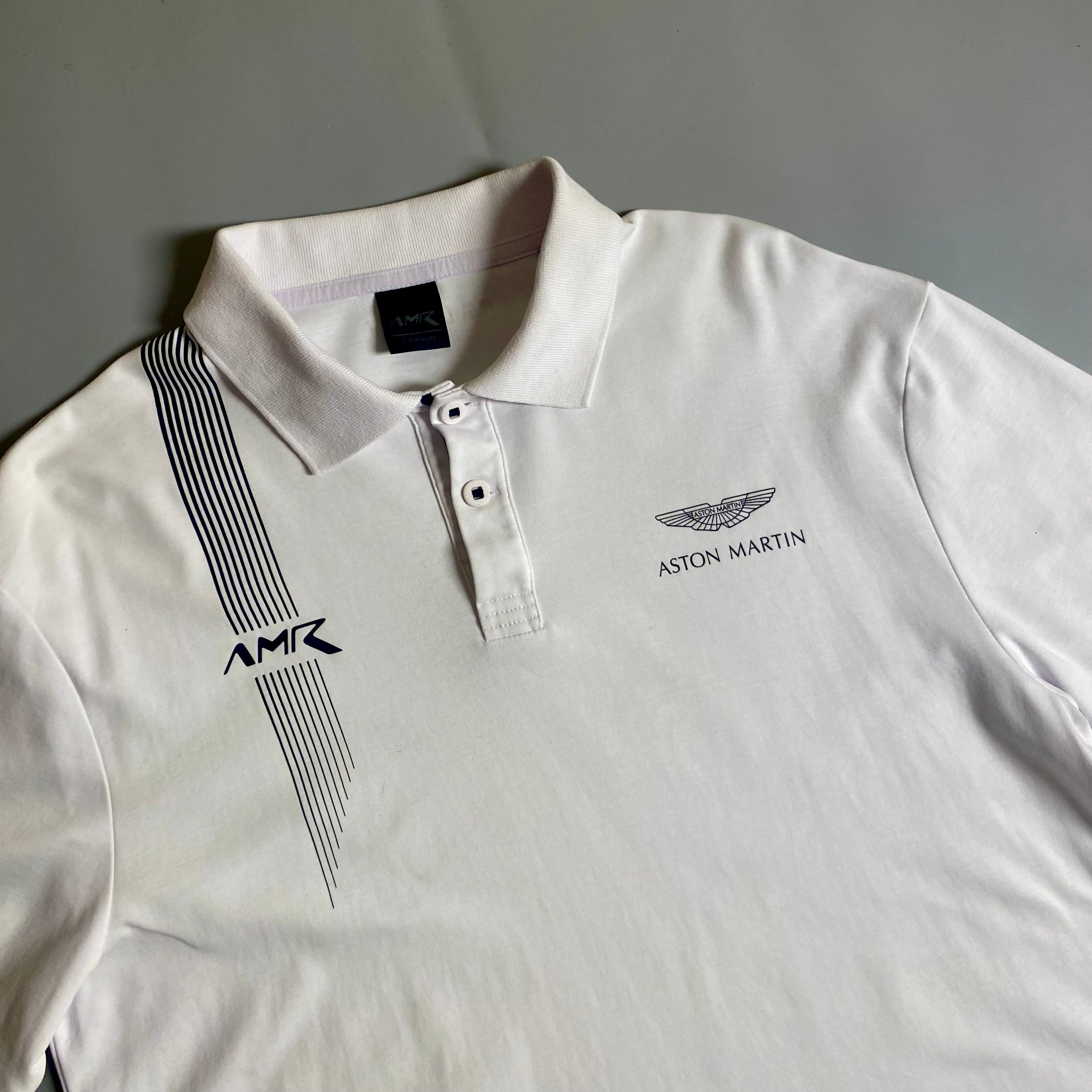 Hackett London x Aston Martin Racing (AMR) short-sleeve polo shirt