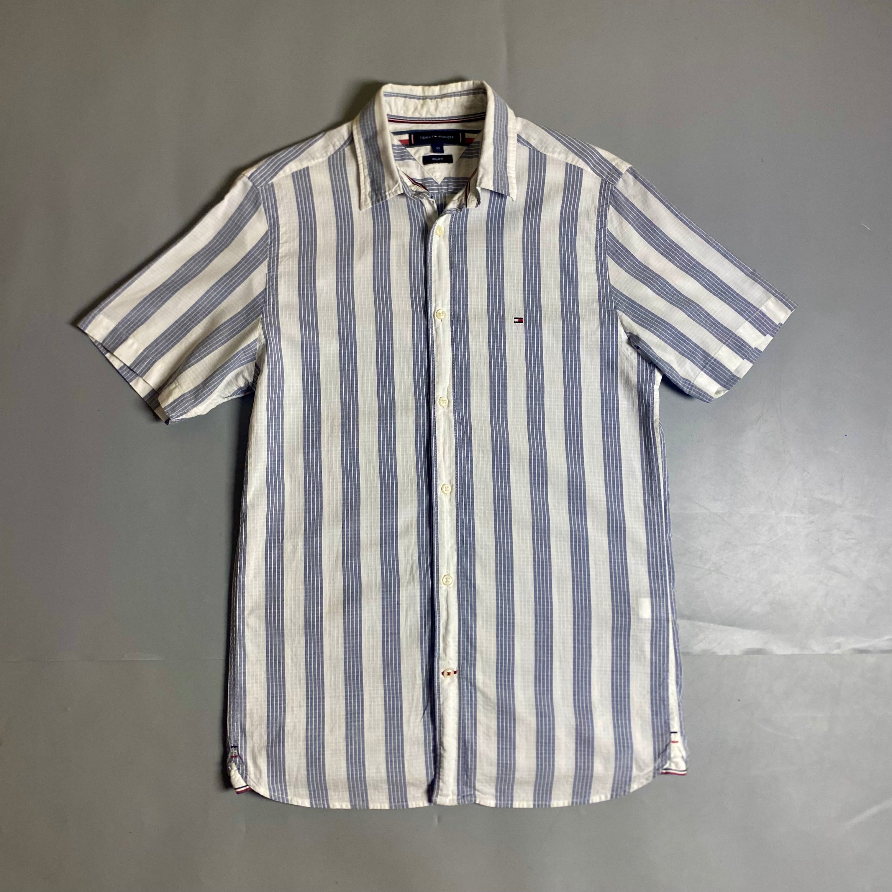 Tommy Hilfiger striped short-sleeve casual shirt