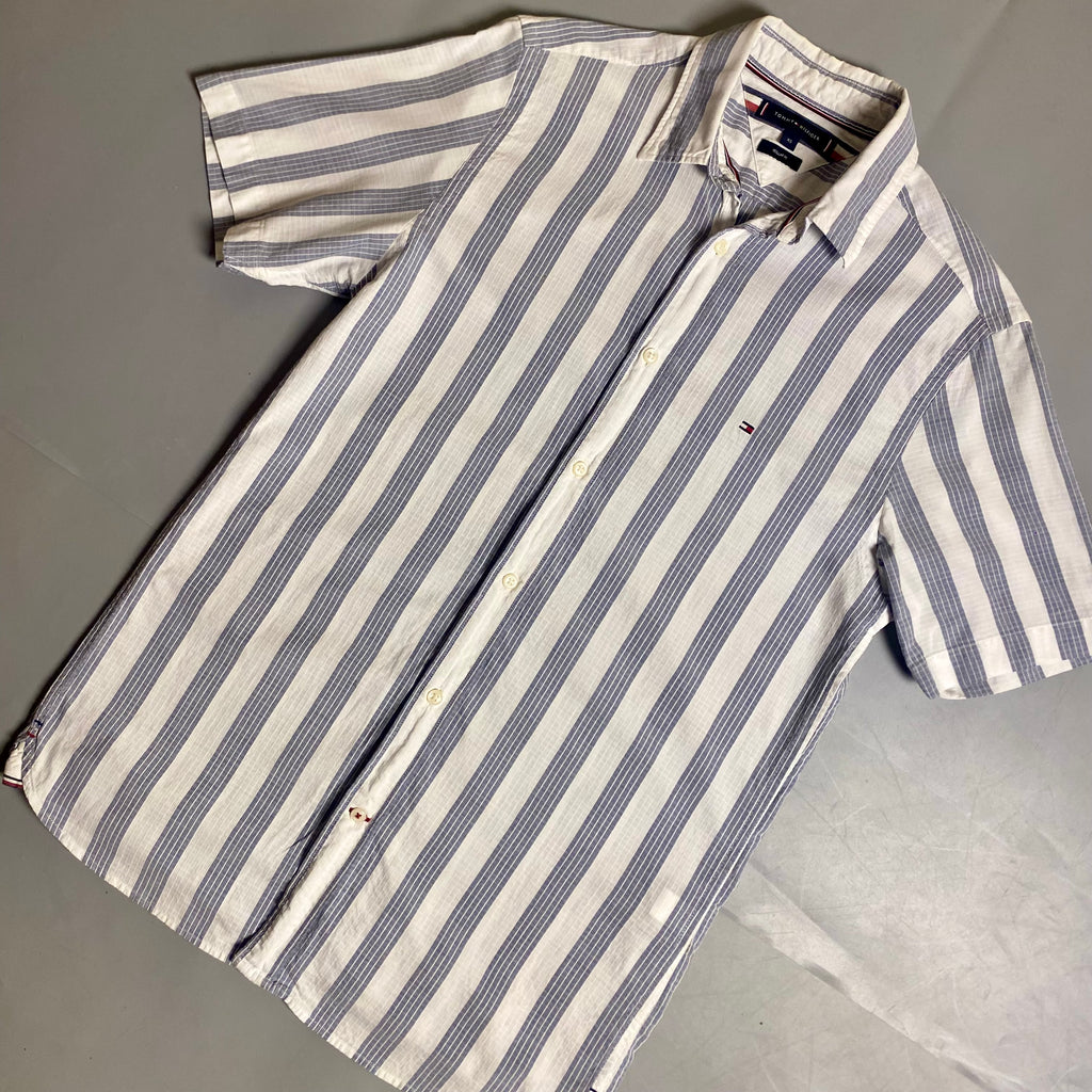 Tommy Hilfiger striped short-sleeve casual shirt