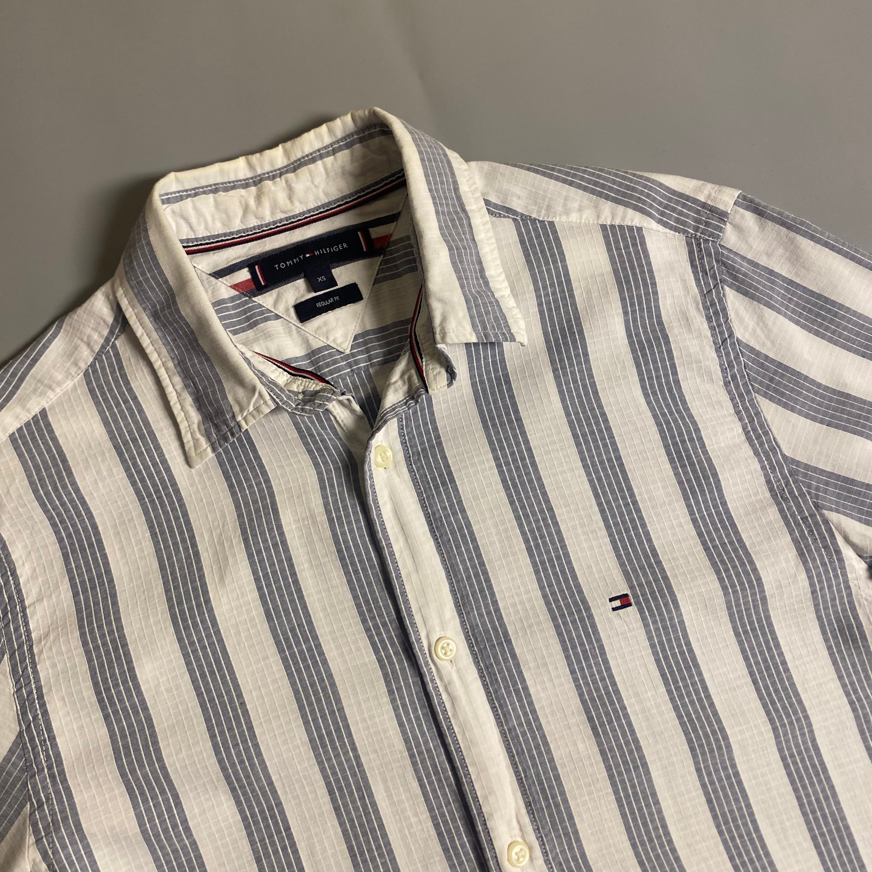 Tommy Hilfiger striped short-sleeve casual shirt