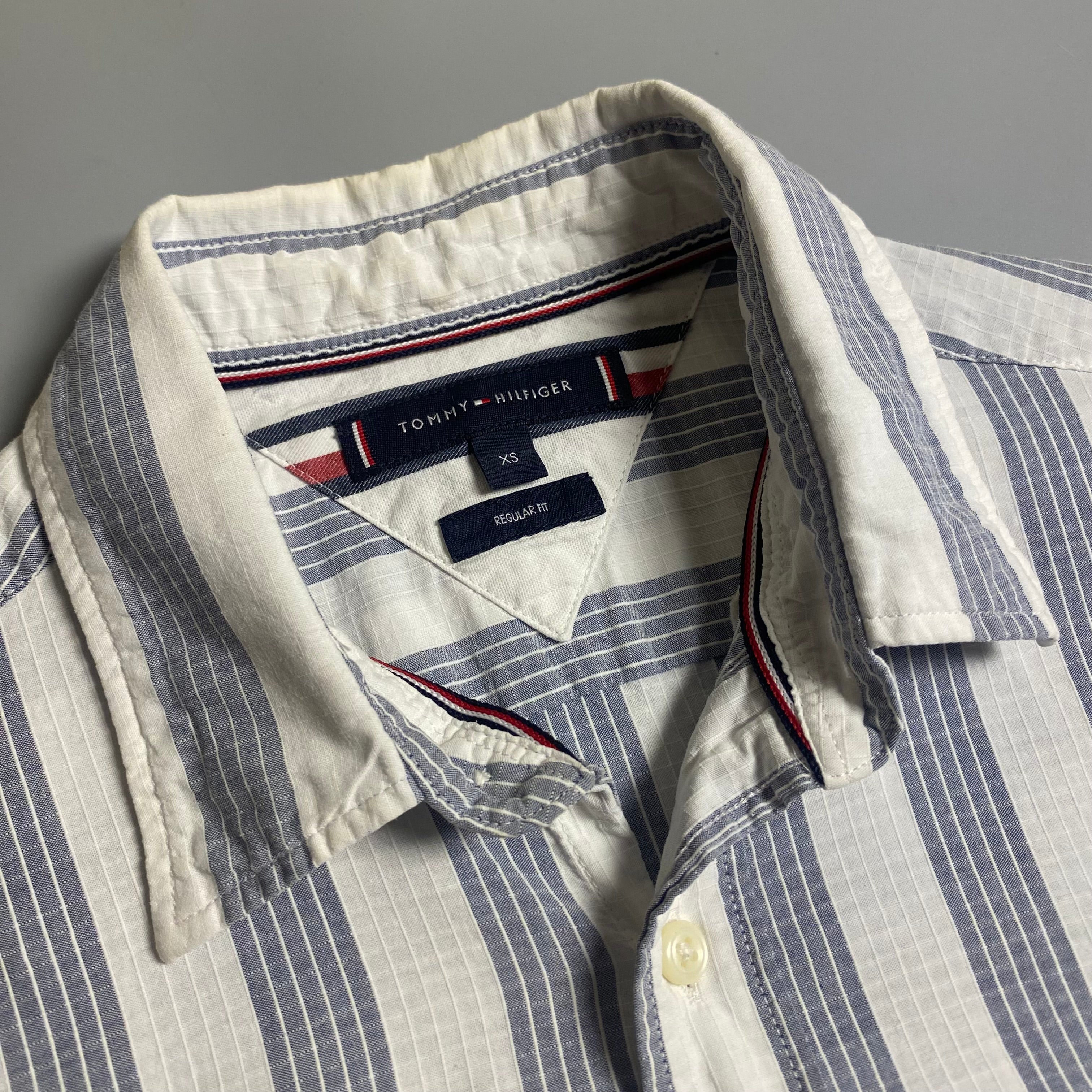 Tommy Hilfiger striped short-sleeve casual shirt