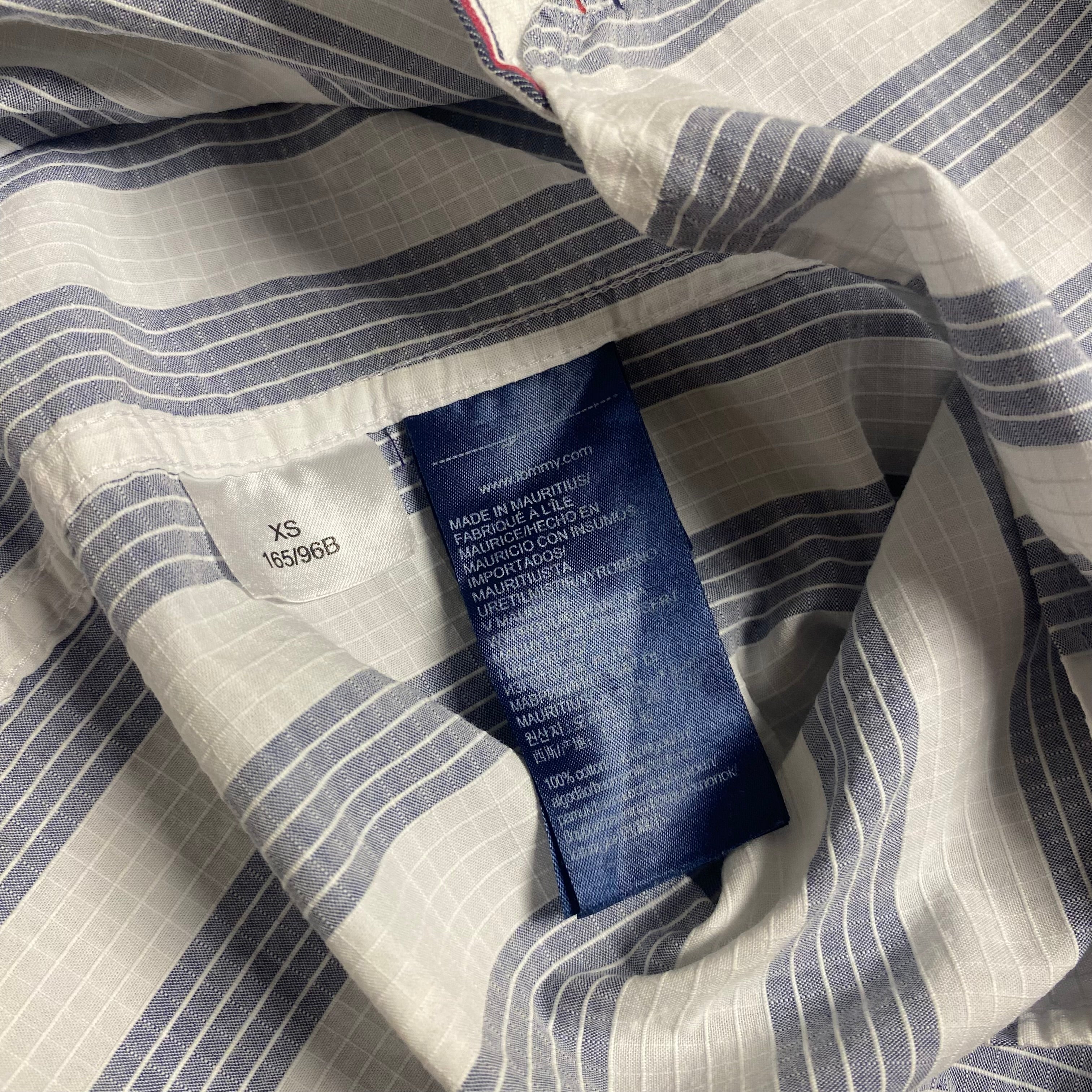 Tommy Hilfiger striped short-sleeve casual shirt