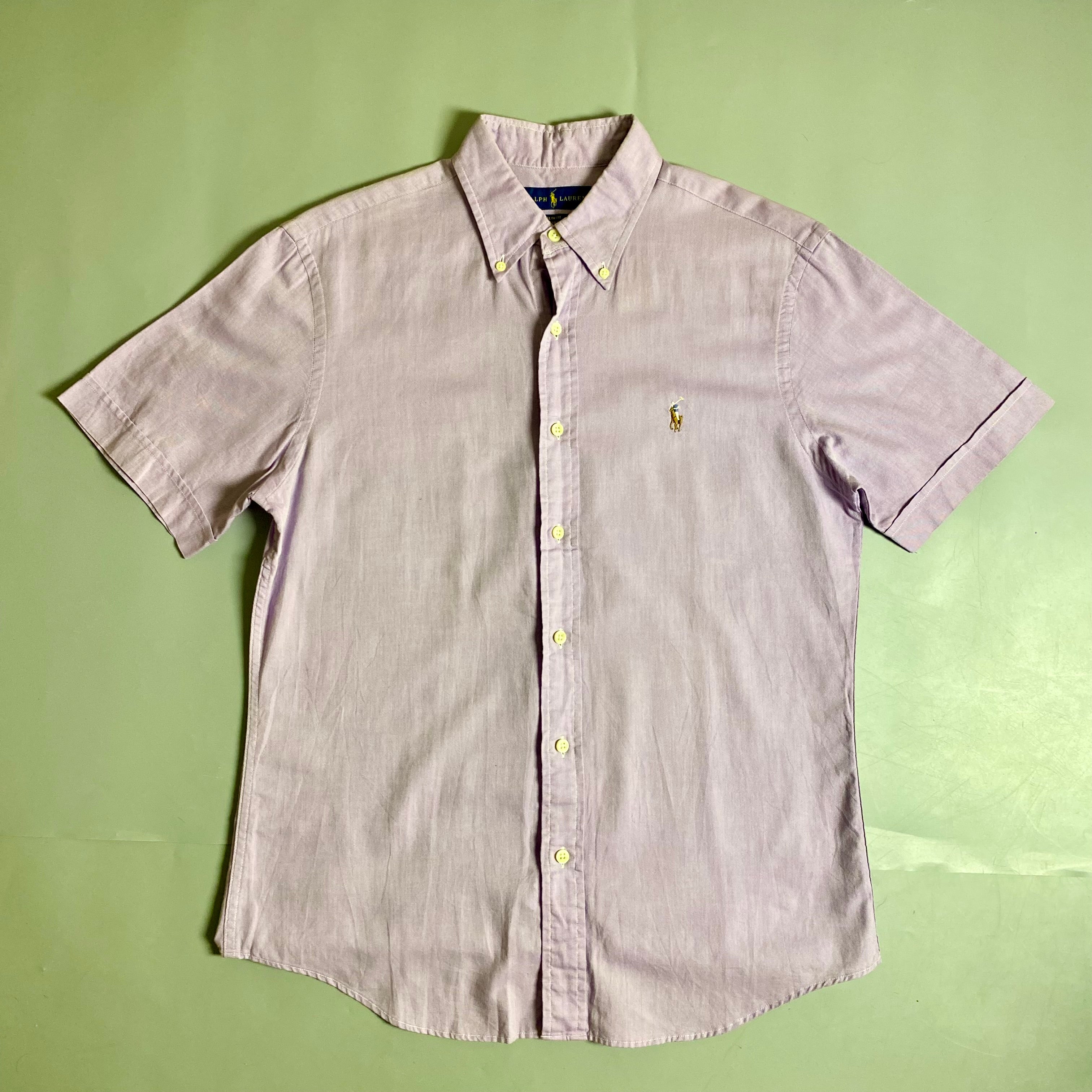 Polo Ralph Lauren Chambray Oxford Button Down Long Sleeve in Purple Colorway