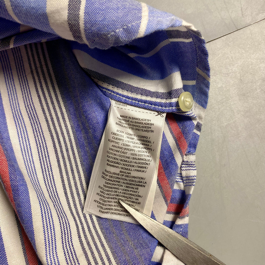 Polo Ralph Lauren Colorblocked Stripe Oxford short-sleeve shirt