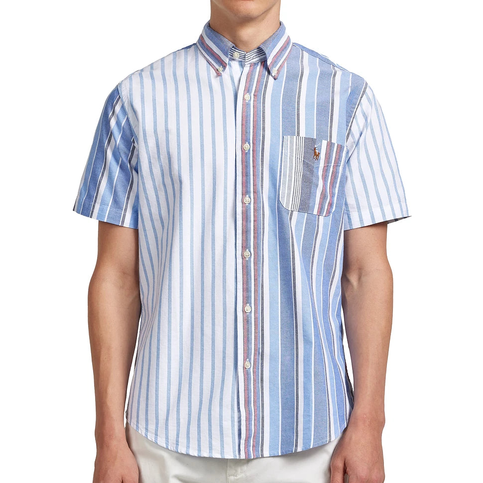 Polo Ralph Lauren Colorblocked Stripe Oxford short-sleeve shirt