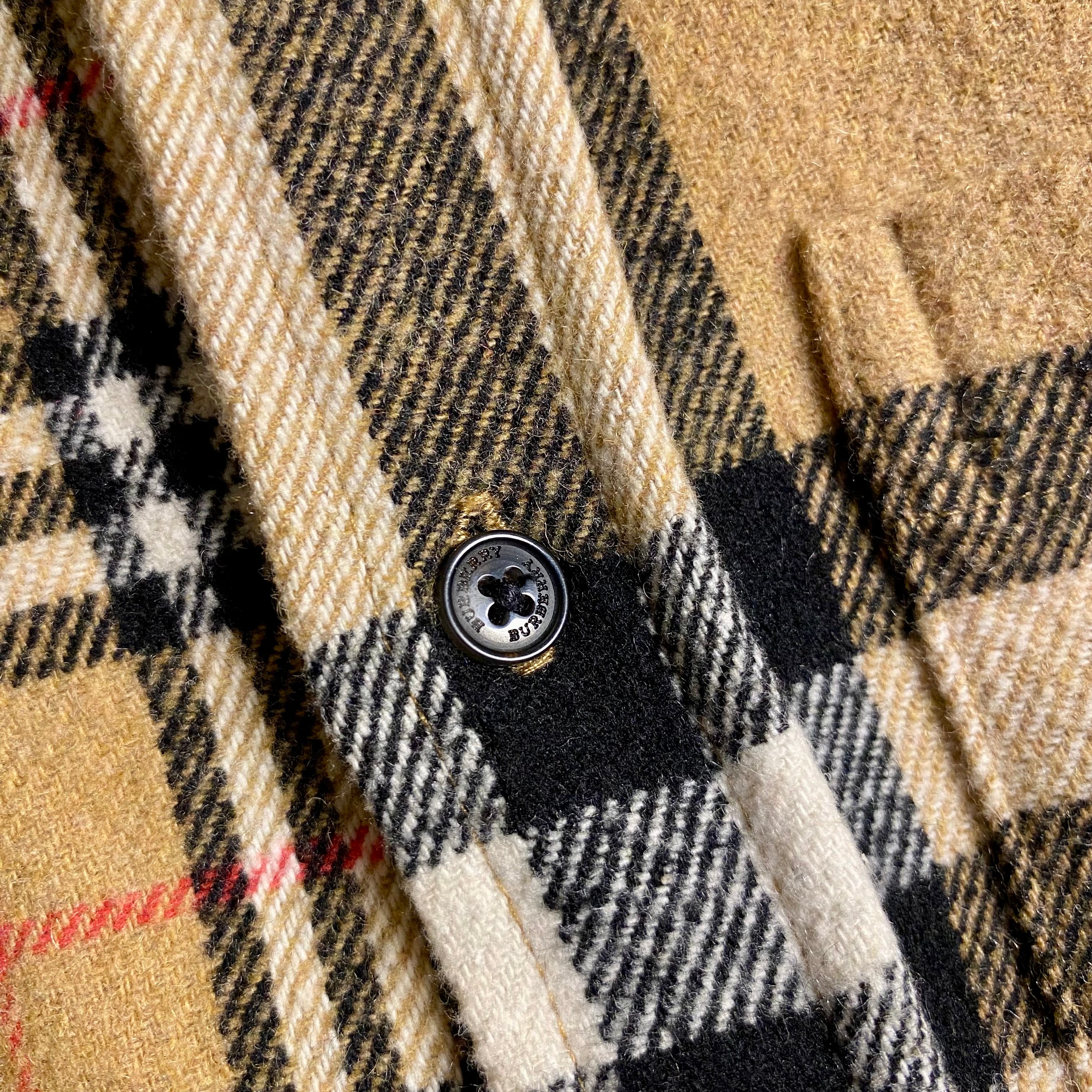 Burberry x Gosha Rubchinskiy Split Exploded Check Wool Flannel Shirt
