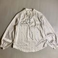Celine Romy Blouse in Striped Silk