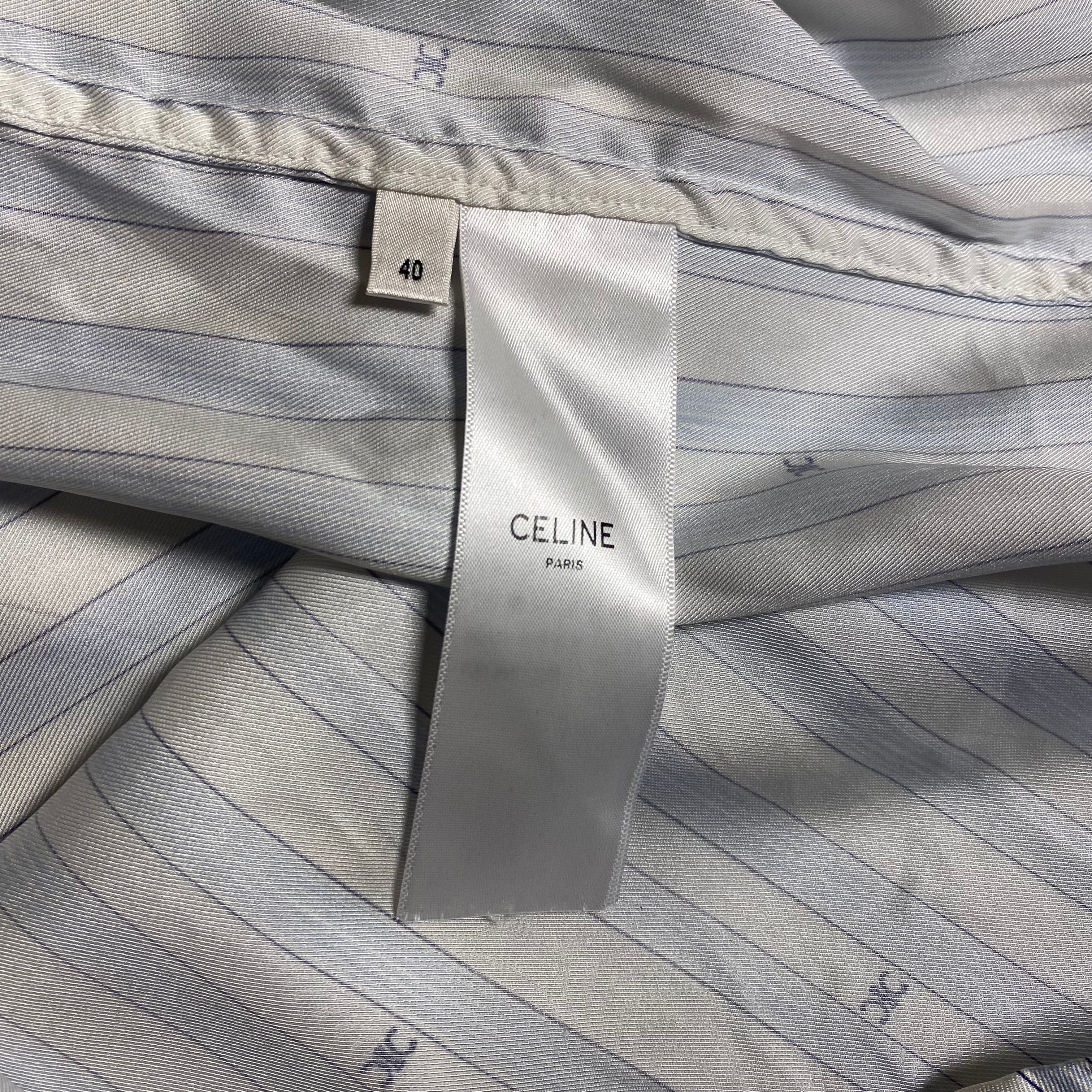 Celine Romy Blouse in Striped Silk