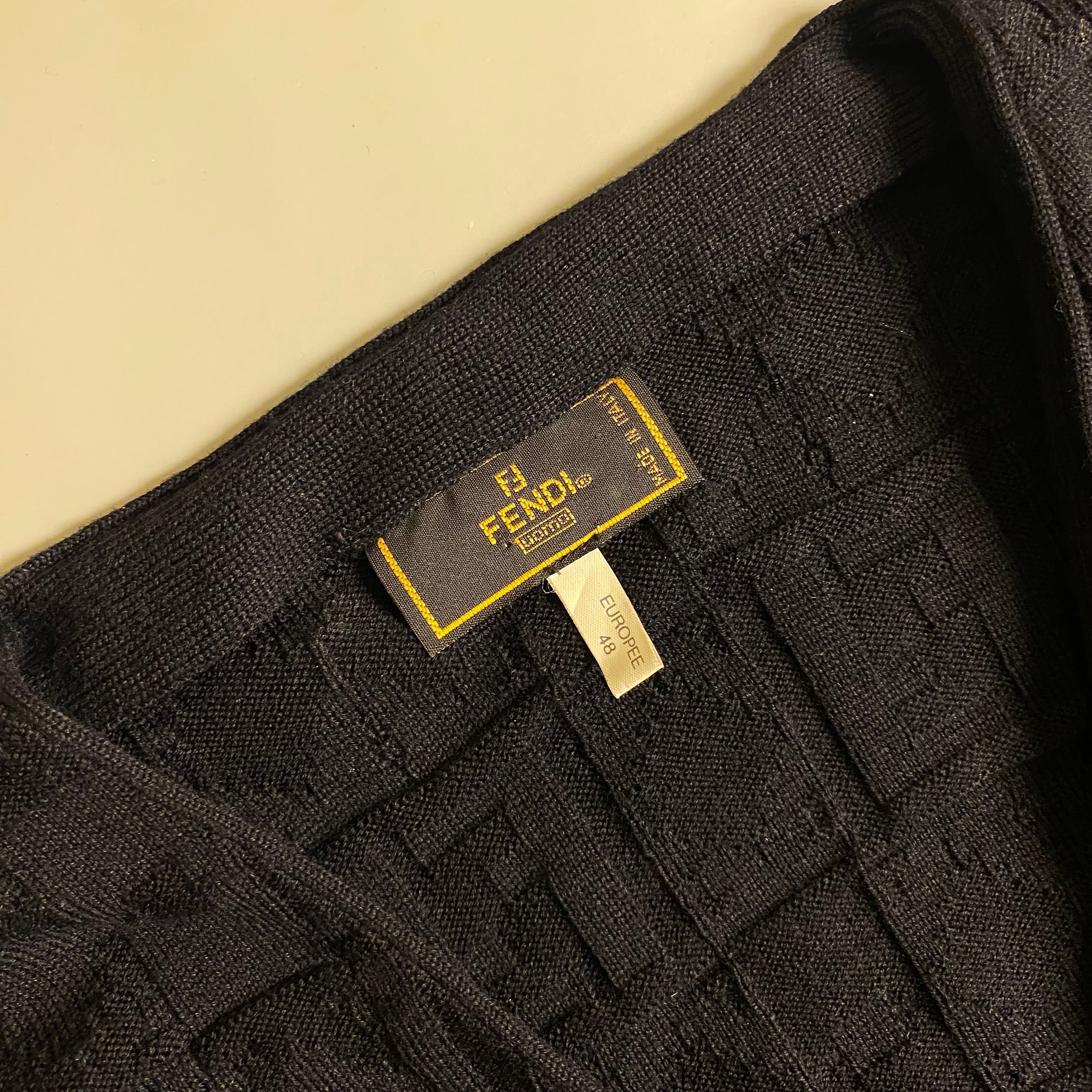 Fendi Zucca monogram textured wool cardigan