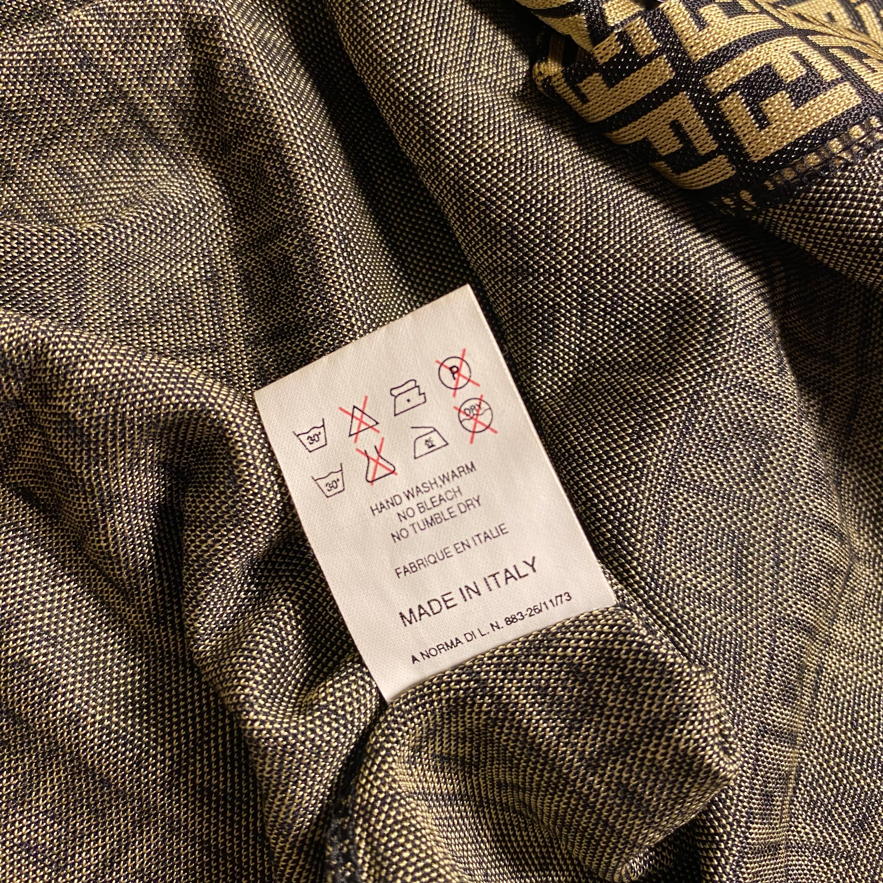 Fendi Zucca Monogram short-sleeve button-down shirt