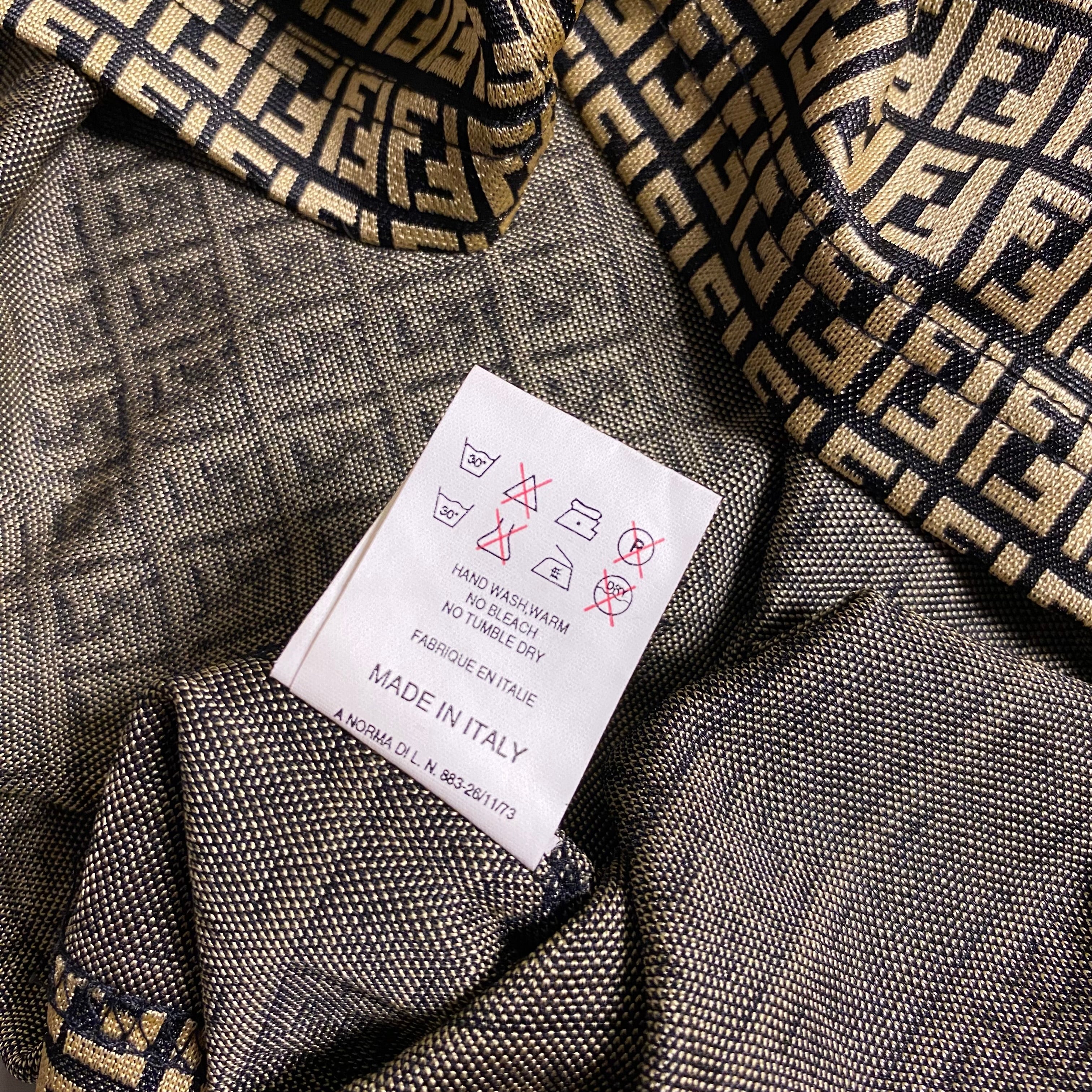 Fendi Zucca/Zucchino monogram knit tank top